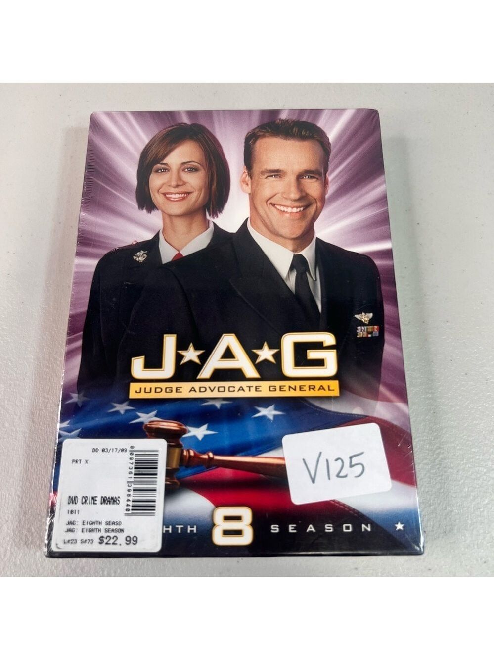J*A*G Judge Advocate General Complete Eighth 8th Season 5 Disc DVD Set #V125